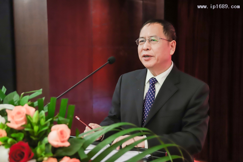 中國塑料加工工業協會理事長王占杰致辭
